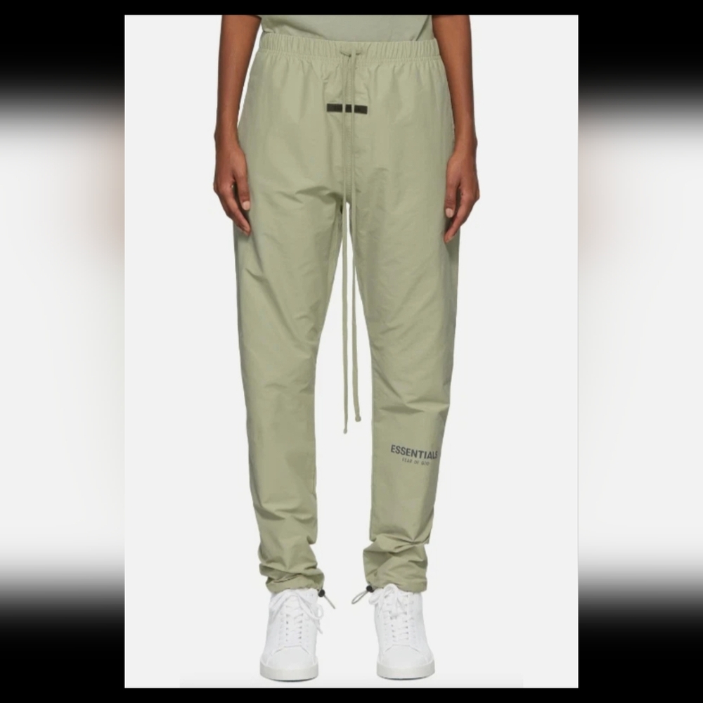 Essentials Women's  Dark Beige Nylon Joggers Xxs